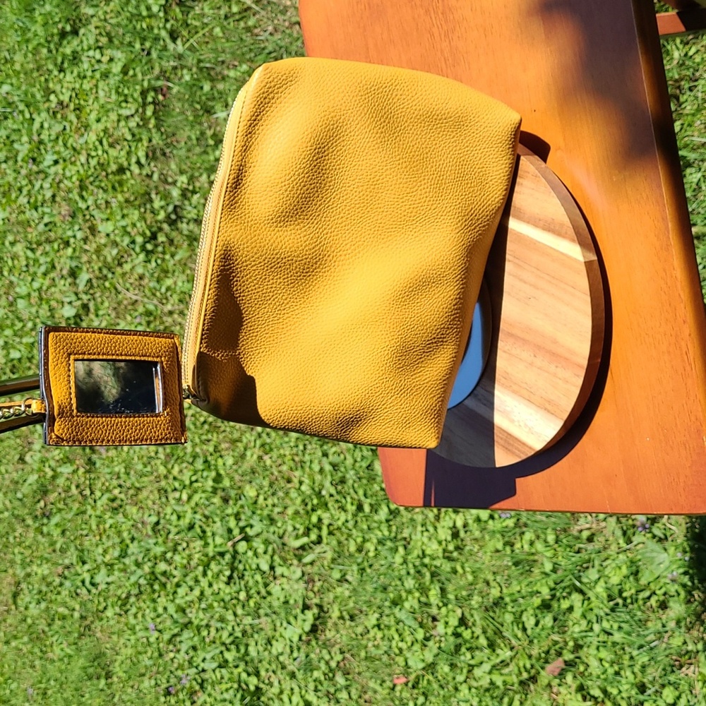 Steve Madden  clutch & card holder, mirror